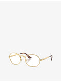 Ray-Ban x A$AP Rocky RB3931V oval metal eyeglasses - British product