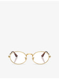 Ray-Ban x A$AP Rocky RB3931V oval metal eyeglasses - British product