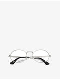Ray-Ban RB3931V round-frame metal optical glasses - British product