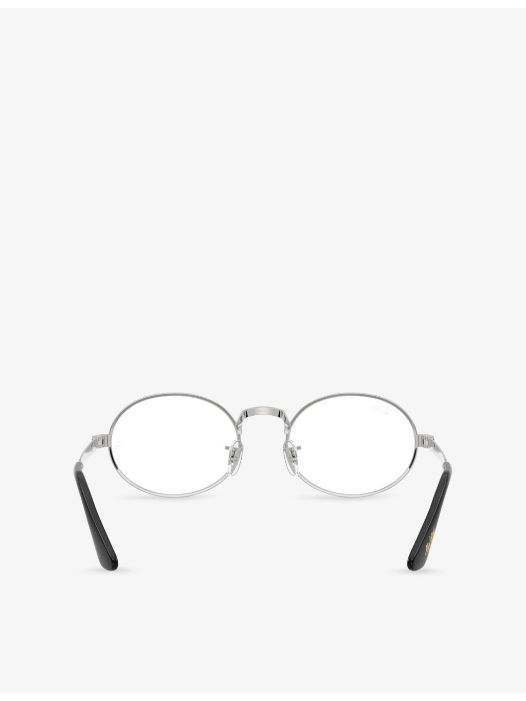 Ray-Ban RB3931V round-frame metal optical glasses - British product