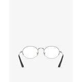 Ray-Ban RB3931V round-frame metal optical glasses - British product