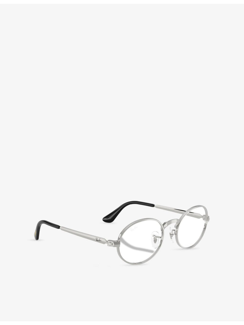 Ray-Ban RB3931V round-frame metal optical glasses - British product