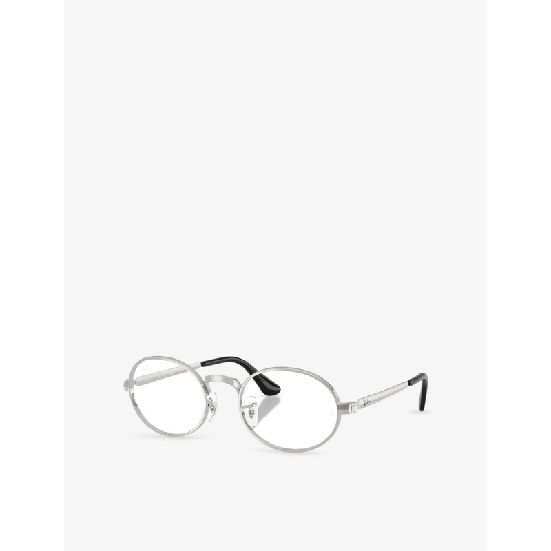 Ray-Ban RB3931V round-frame metal optical glasses - British product