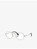Ray-Ban RB3931V round-frame metal optical glasses - British product