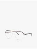 Ray-Ban RB5698 square-frame acetate optical glasses (British brand)