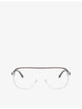 Ray-Ban RB5698 square-frame acetate optical glasses (British brand)