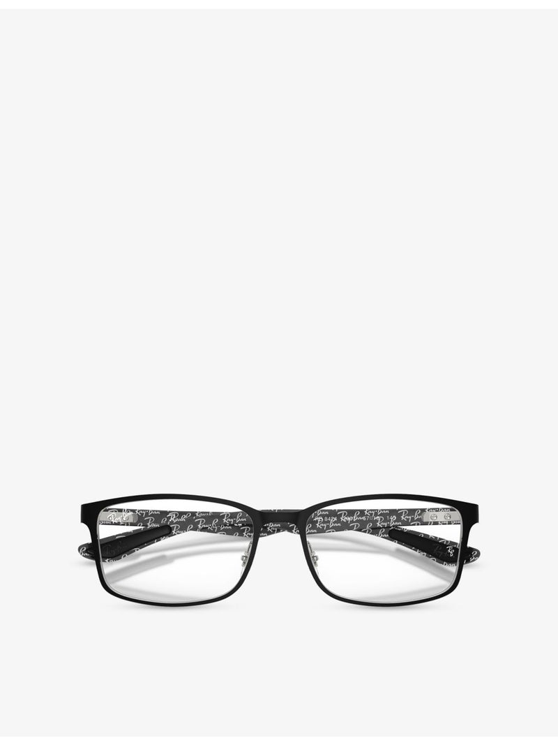 Ray-Ban RB8424 rectangle-frame acetate optical glasses, UK version