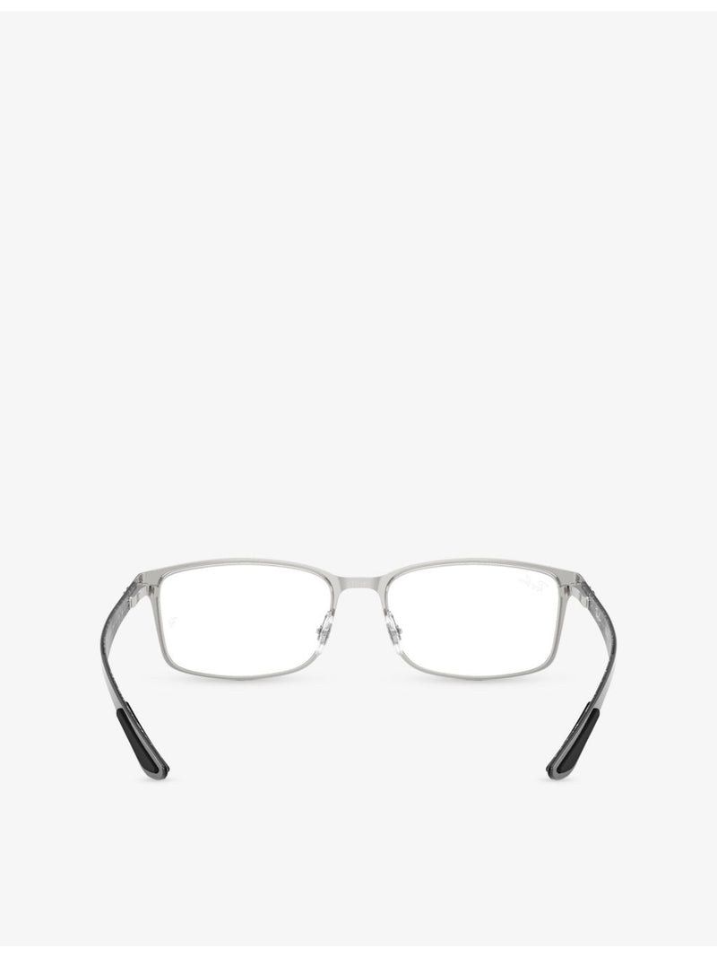 Ray-Ban RB8424 rectangle-frame acetate optical glasses, UK version