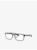 Ray-Ban RB8424 rectangle-frame acetate optical glasses, UK version