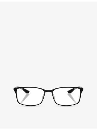 selfridges Ray-Ban RB8424 Rectangle-Frame Acetate Optical Glasses- Buy online at McGrocer