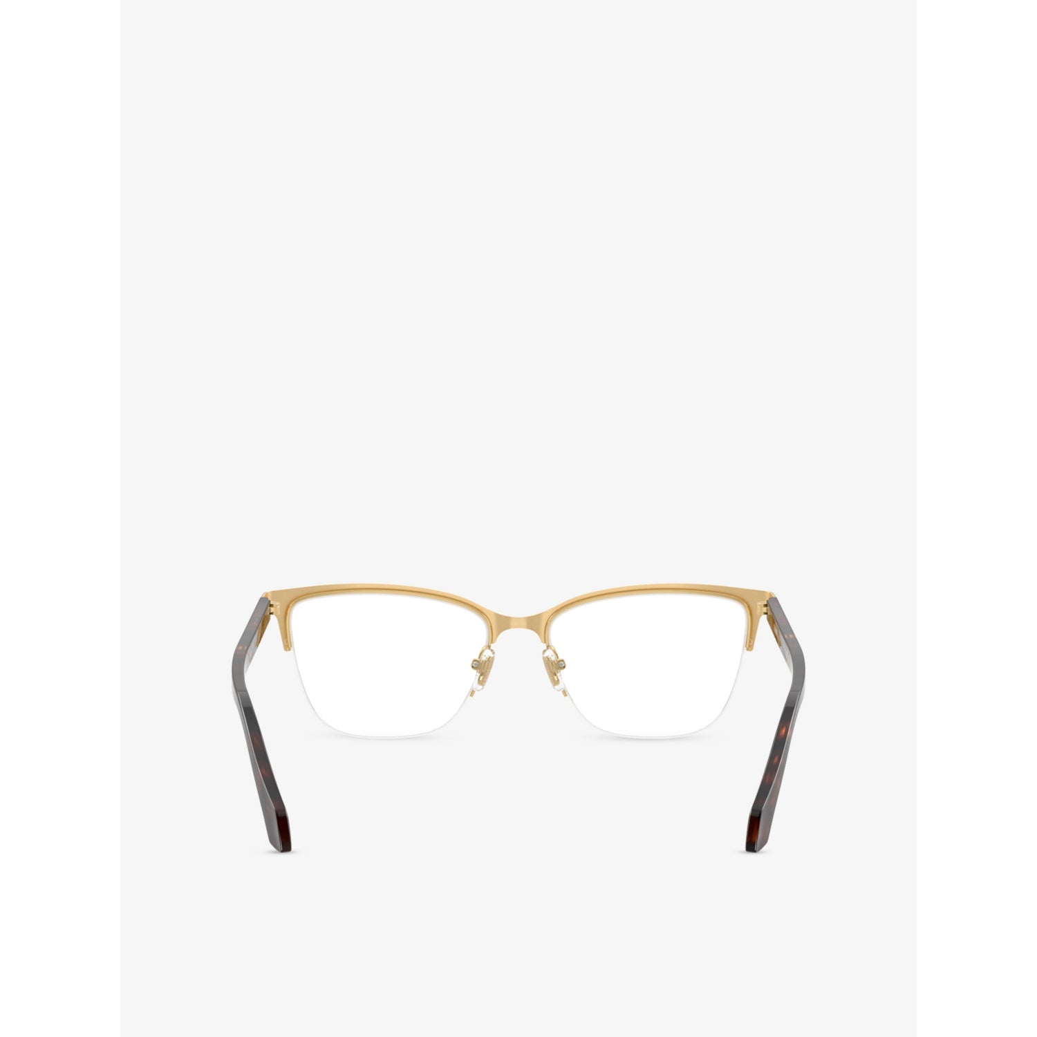 Versace VE1304 square-frame metal optical glasses (British brand)