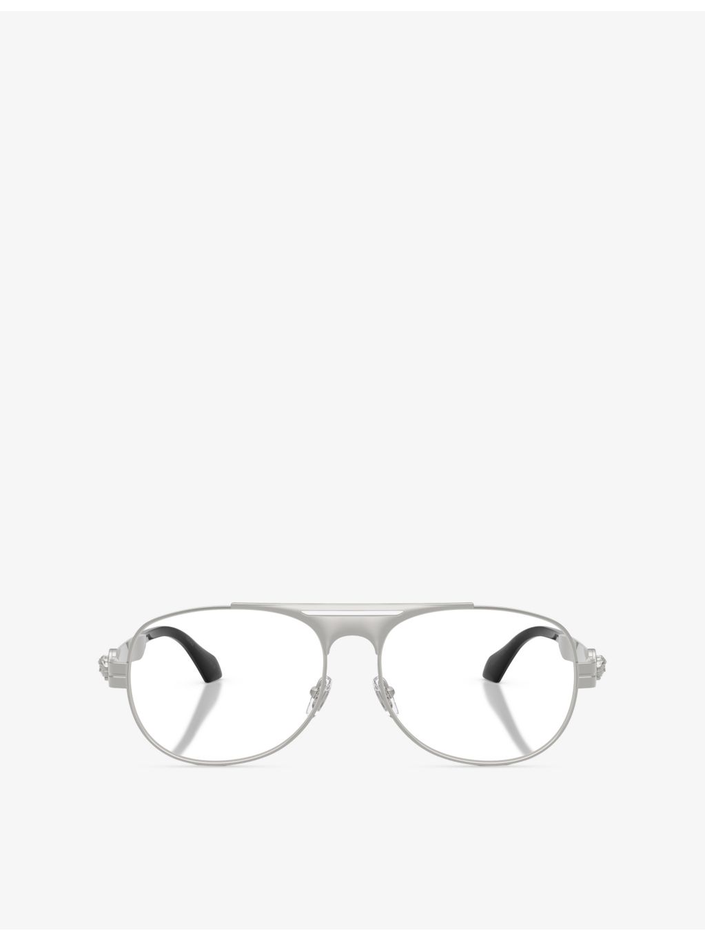 Versace VE1319 pilot-frame metal optical glasses - British product
