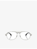Versace VE1319 pilot-frame metal optical glasses - British product