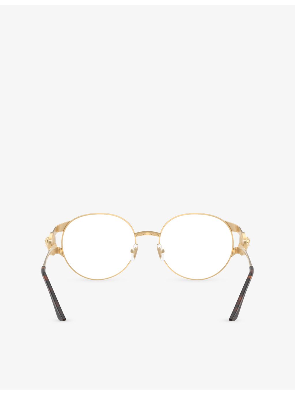 Versace VE1320 round-frame metal optical glasses, imported from the UK