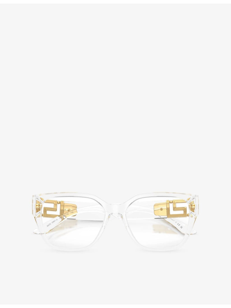 Versace square-frame acetate optical glasses VE3387U (British brand)