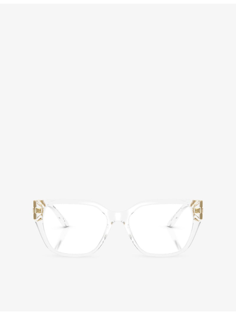 Versace square-frame acetate optical glasses VE3387U (British brand)