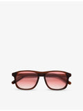 Maison Margiela Lunettes 8 marron square sunglasses (British brand)