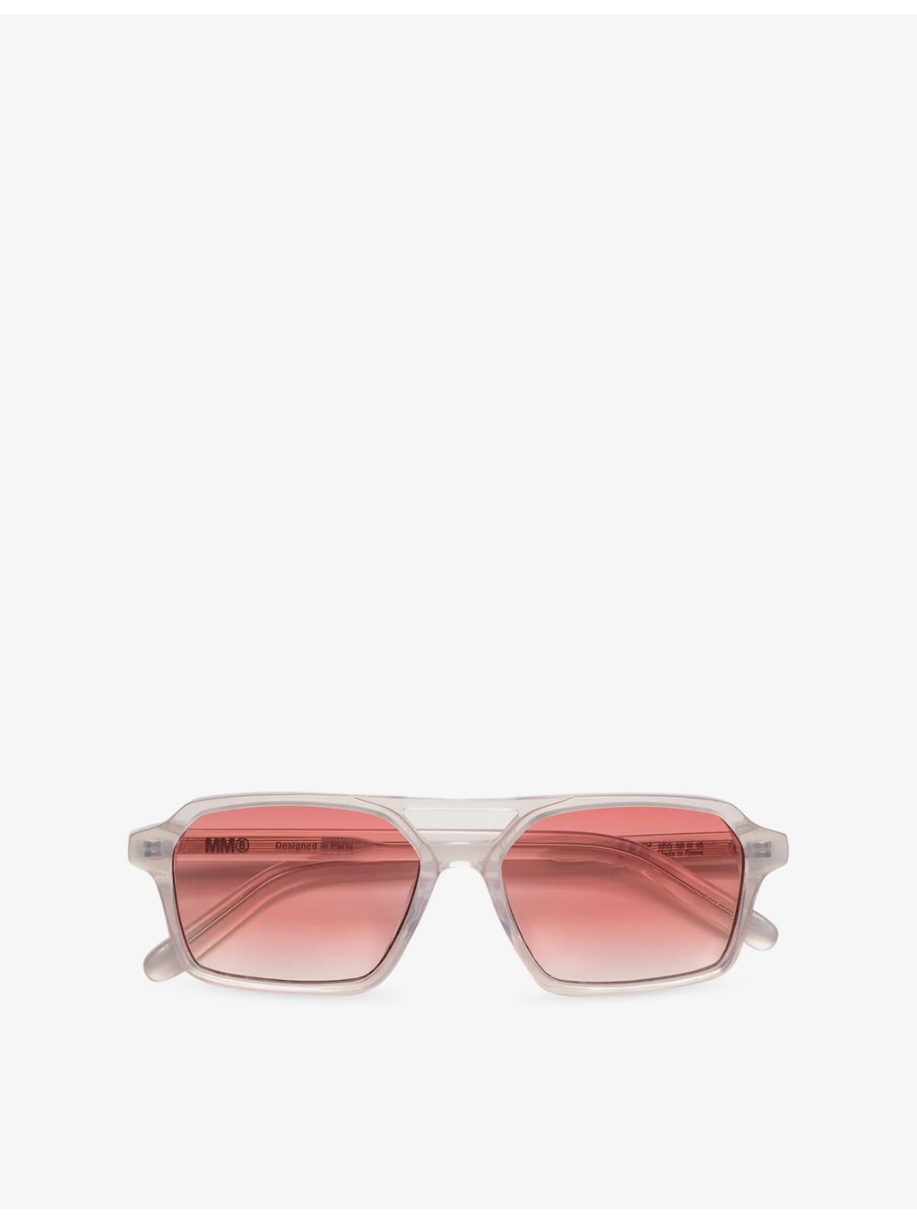 Maison Margiela Lunettes 7 Nacres irregular-frame sunglasses - British product