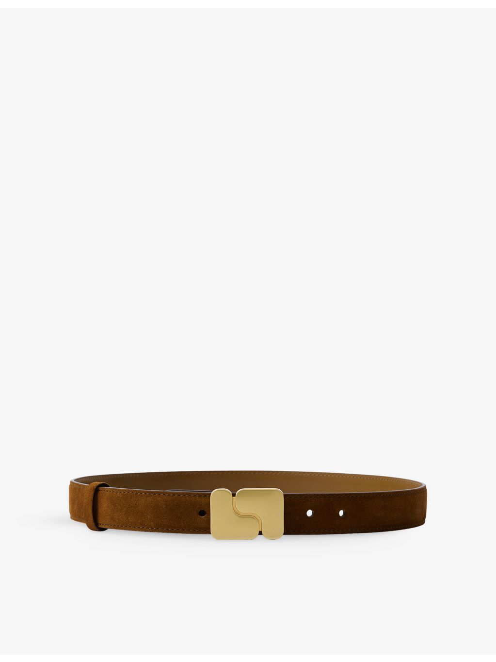 Soeur Ninon branded-buckle suede belt accessory, UK version