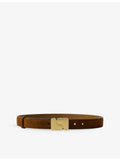 Soeur Ninon branded-buckle suede belt accessory, UK version