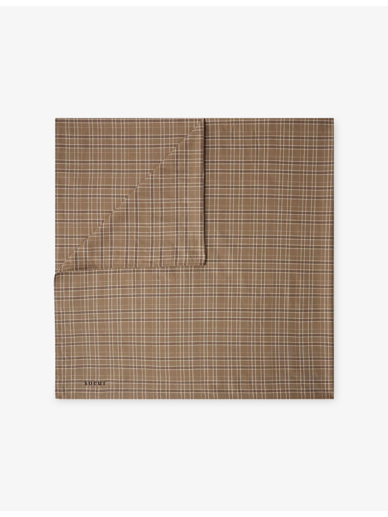 Soeur Sky Square Cotton Scarf 120cm, imported from the UK