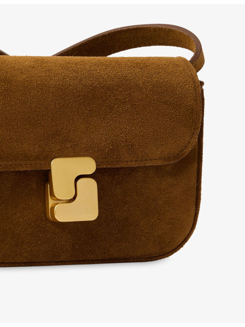 Soeur Bell Very Mini suede shoulder bag - British product