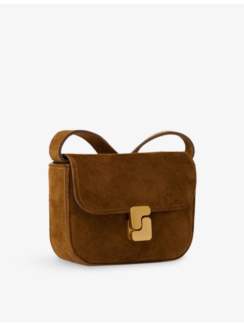 Soeur Bell Very Mini suede shoulder bag - British product
