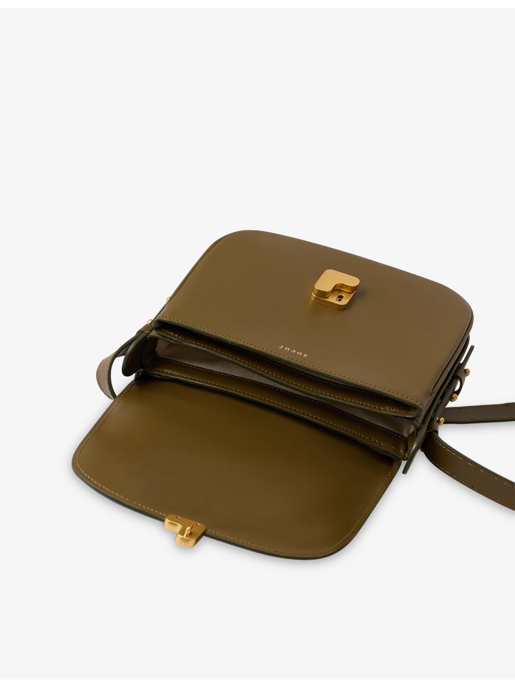 Soeur mini leather cross-body bag 20cm, UK version