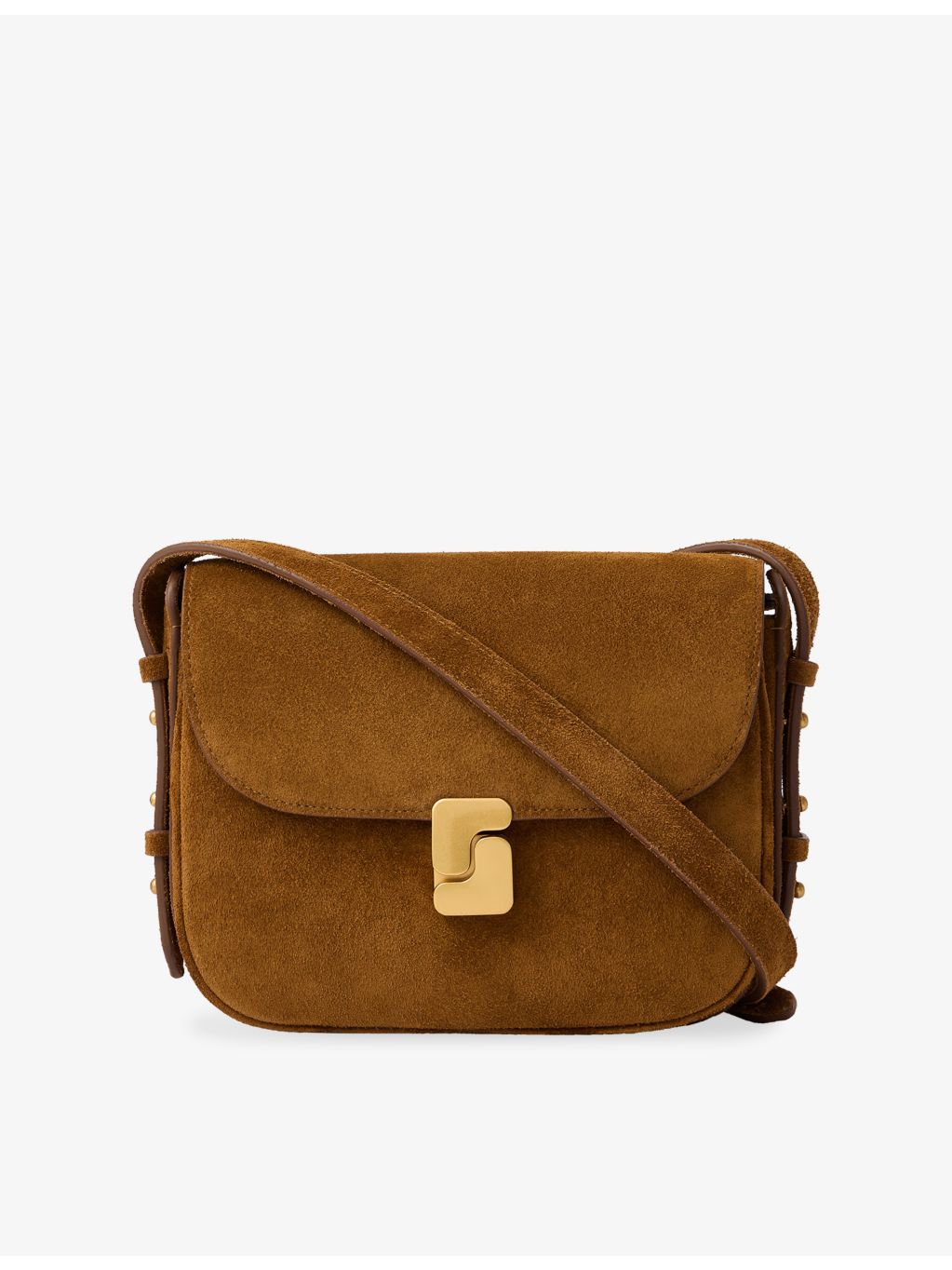 Soeur Bellissima mini suede cross-body bag - British product