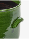 Serax terracotta flower pot 16cm glazed finish (British brand)