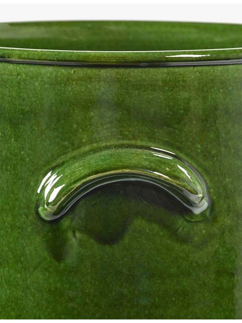 Serax terracotta flower pot 16cm glazed finish (British brand)