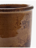 Serax Glazed Shades extra small terracotta flower pot - British product