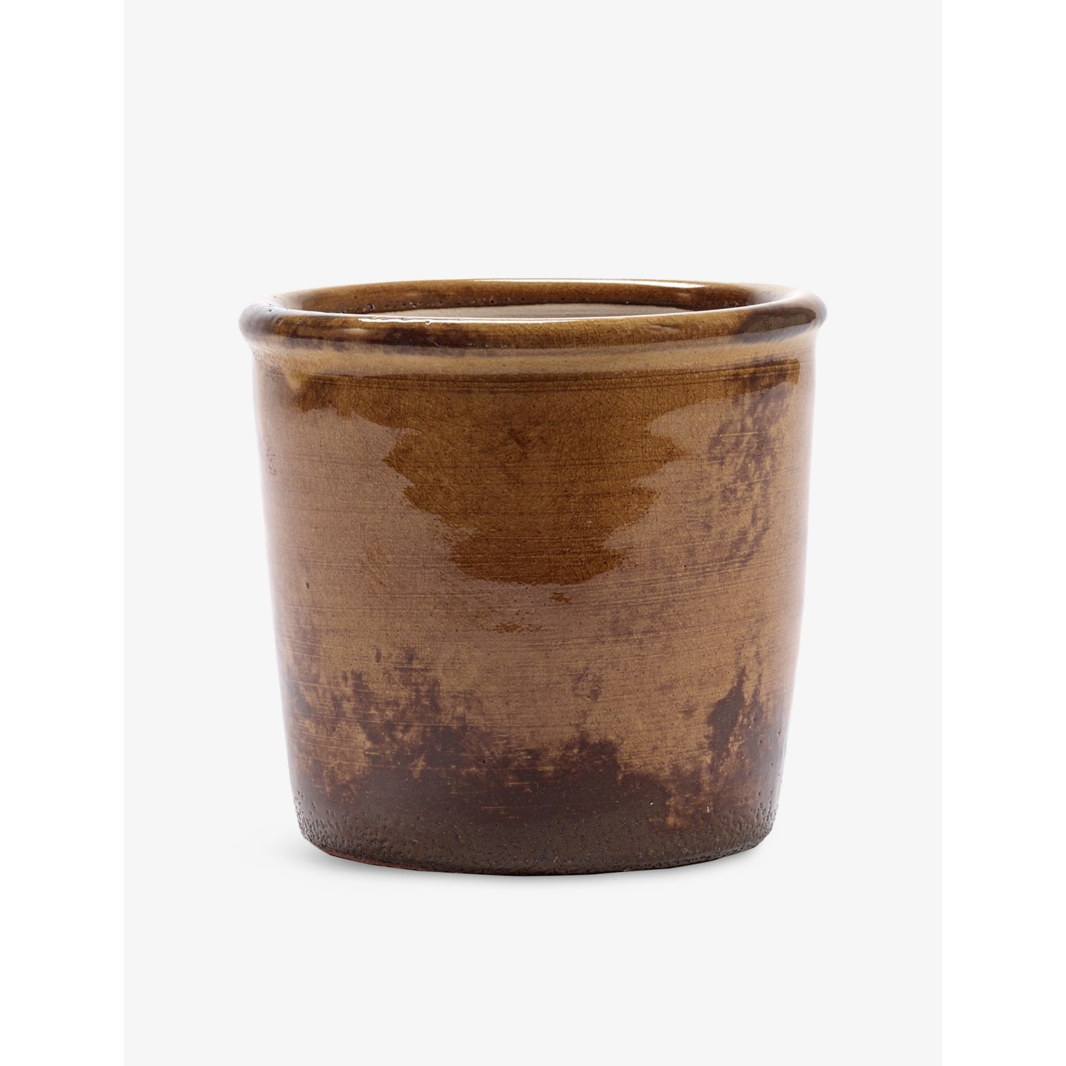 Glazed Shades Extra Small Terracotta Flower Pot - XS