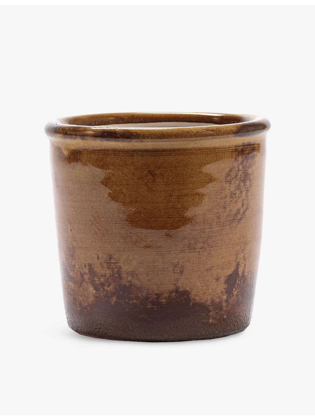 Serax Glazed Shades extra small terracotta flower pot - British product