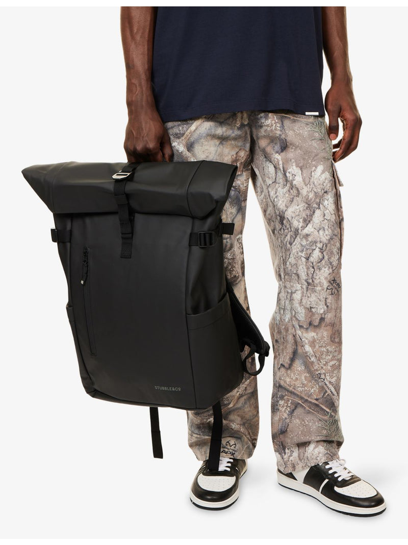 Stubble Co roll top woven backpack 30L - British product