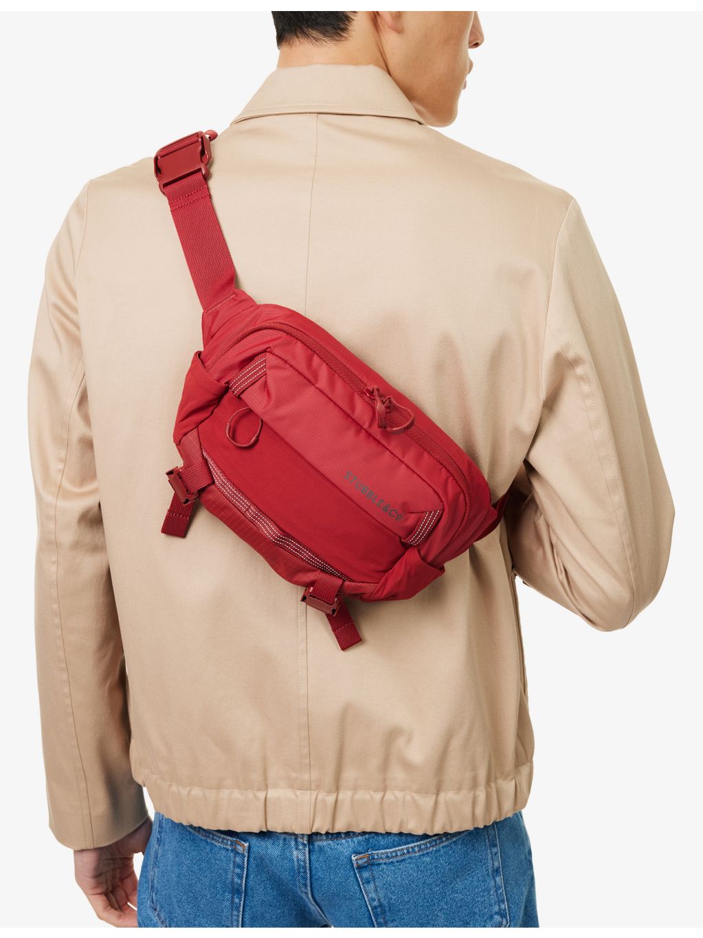 Stubble Co woven cross-body bag 4l - British product