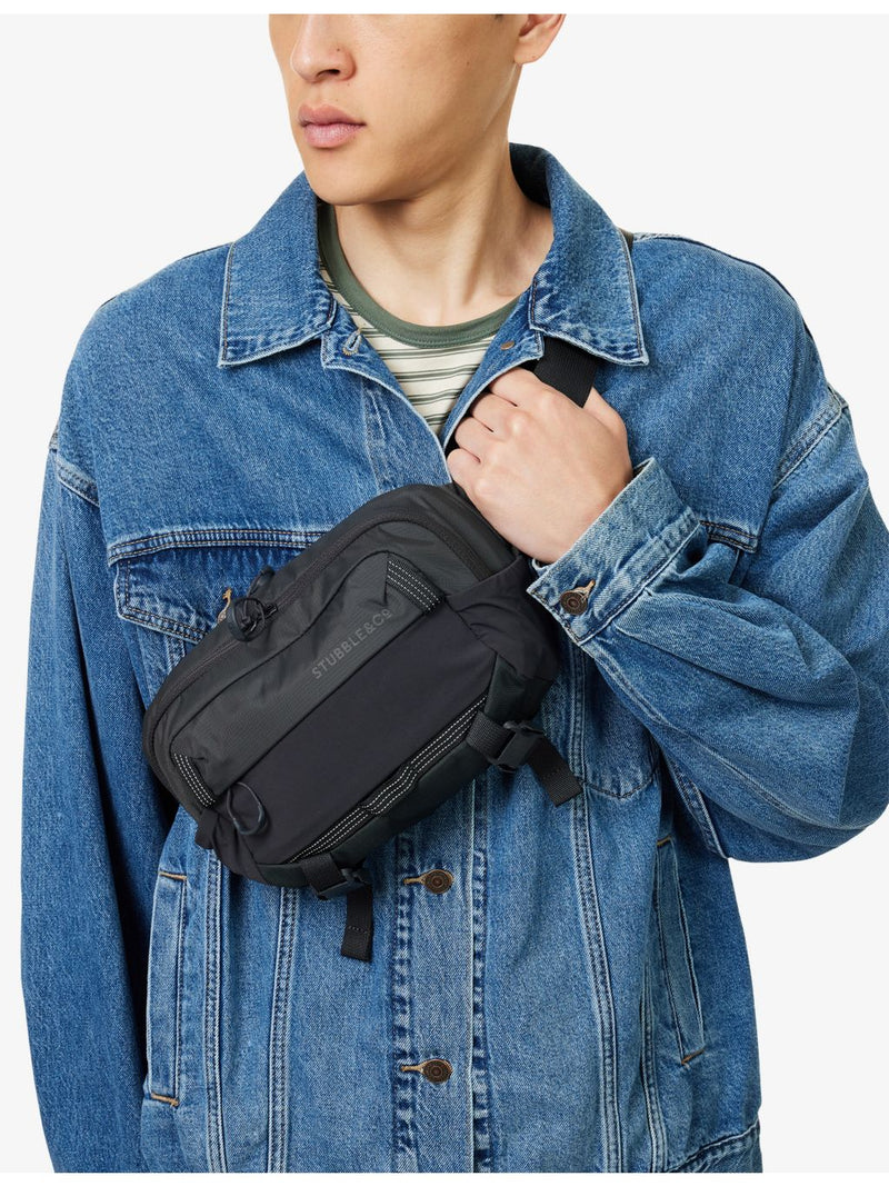 Stubble Co Motion Sling woven cross-body bag 4L, imported from the UK