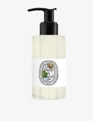 Diptyque shower gel Citronnelle & Géranium 200ml, UK version