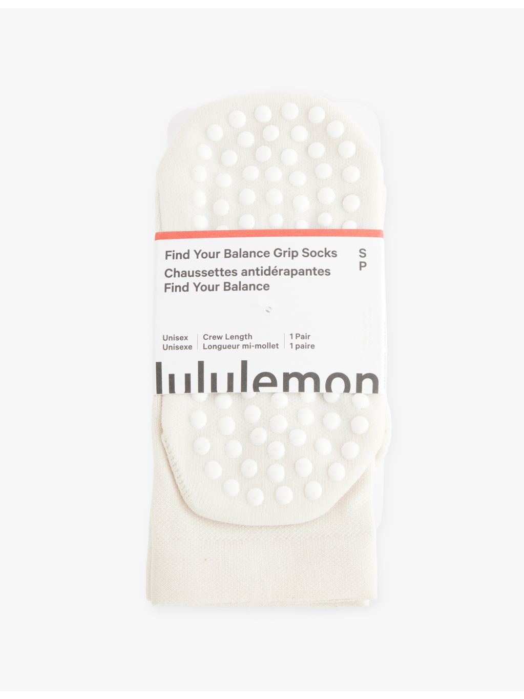 Lululemon grip mesh socks (British brand)