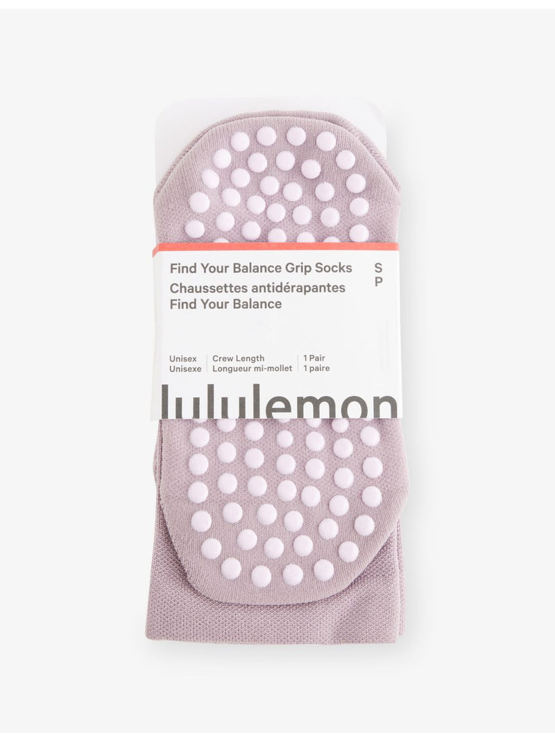 Lululemon Find Your Balance grip mesh socks (British brand)