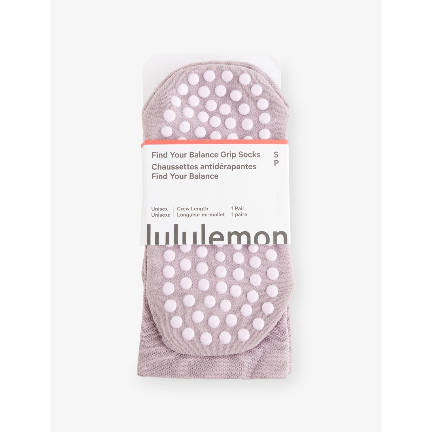 Lululemon Find Your Balance grip mesh socks (British brand)