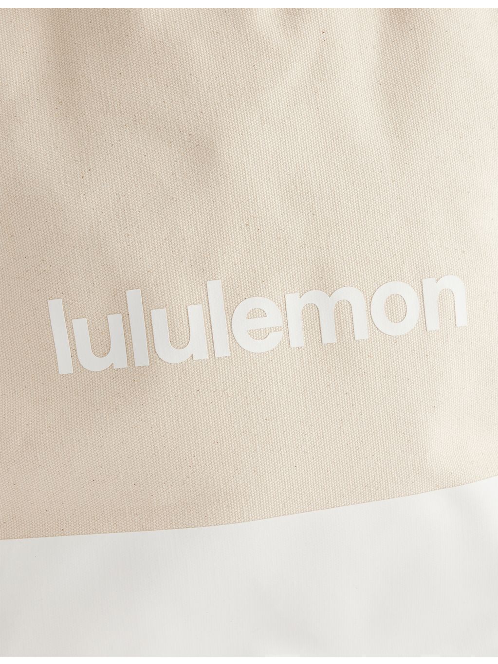 lululemon canvas market tote bag (British brand)