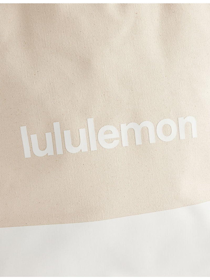 lululemon canvas market tote bag (British brand)
