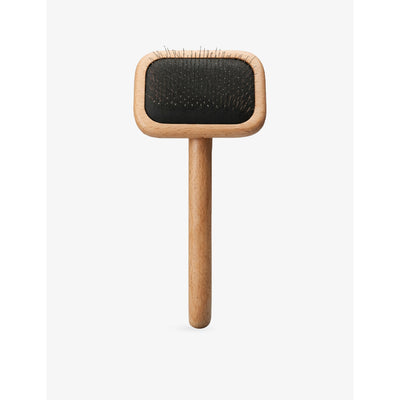 selfridges L'floof Grooming Beechwood Slicker Brush for Pets- Buy online at McGrocer