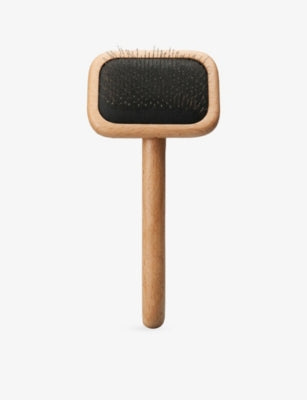 L'floof beechwood slicker brush for pets (British brand)