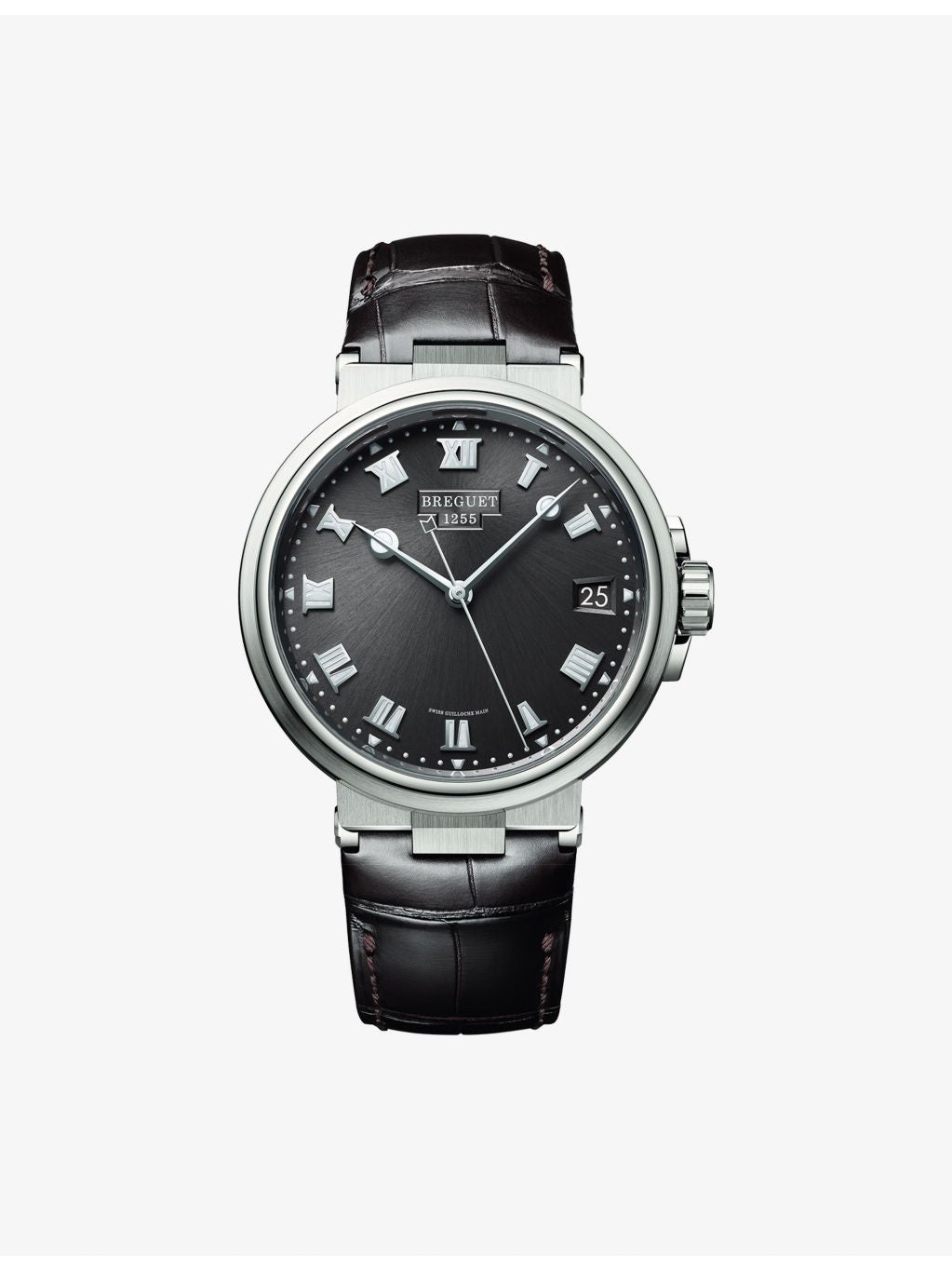 Breguet Marine 5517 automatic watch 40mm slate dial (British brand)