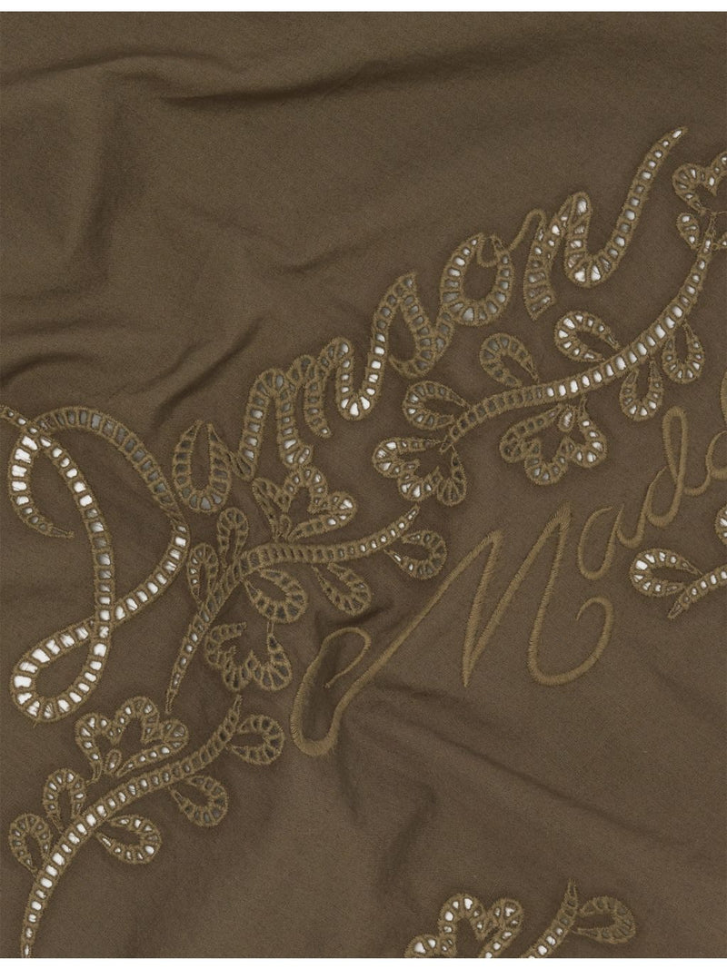 Damson Madder floral cotton headscarf 55cm x 55cm (British brand)