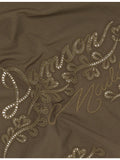 Damson Madder floral cotton headscarf 55cm x 55cm (British brand)