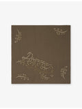 Damson Madder floral cotton headscarf 55cm x 55cm (British brand)