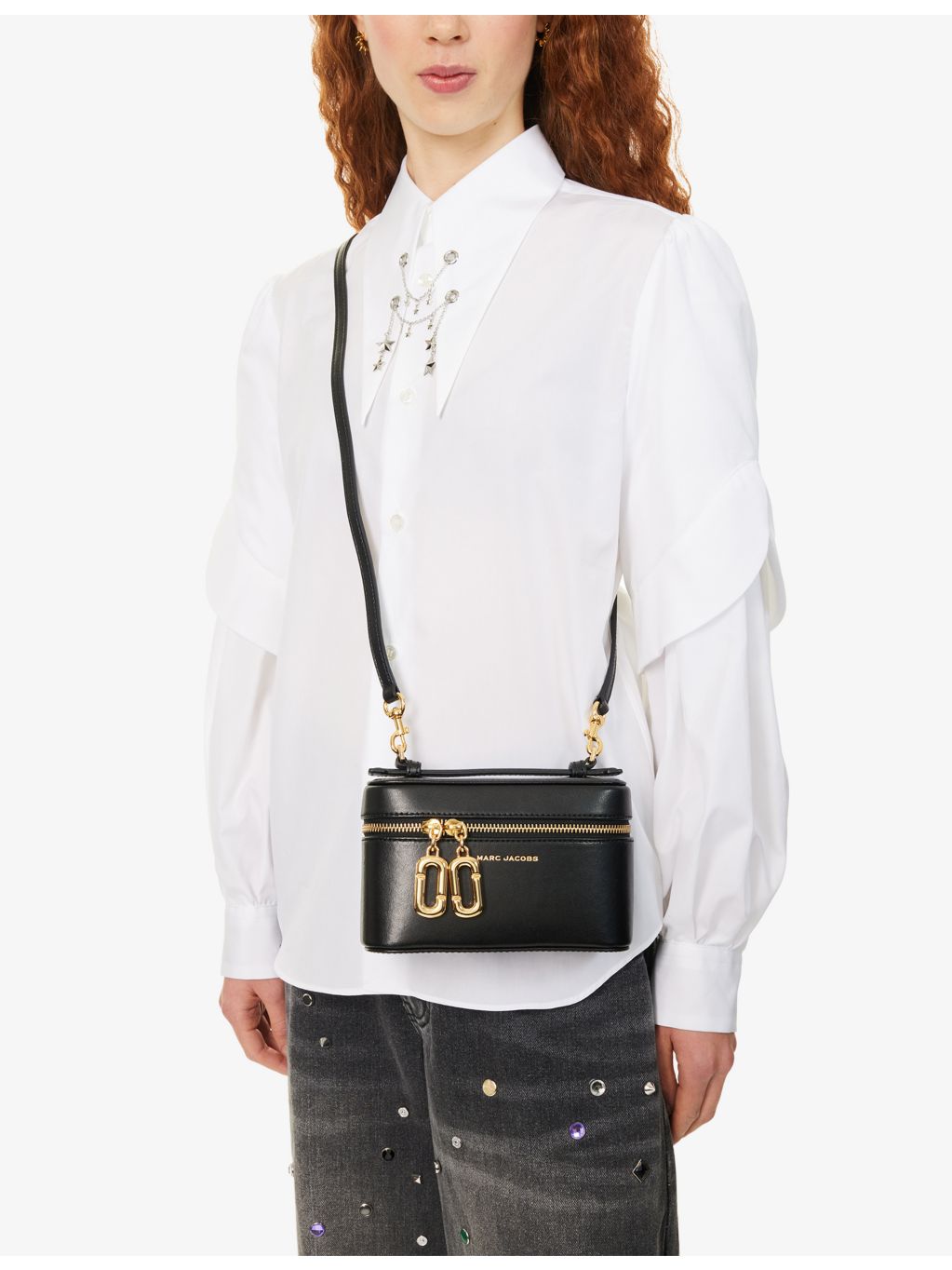 Marc Jacobs Scene Vanity leather top-handle bag (British brand)